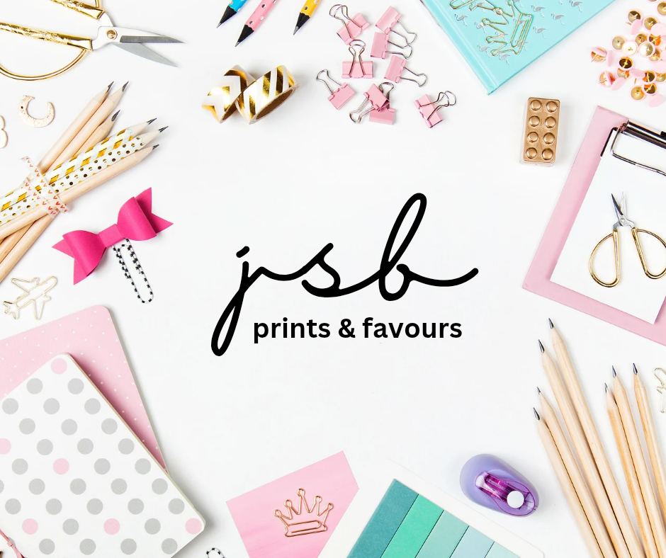 JSB Prints and Favours Logo